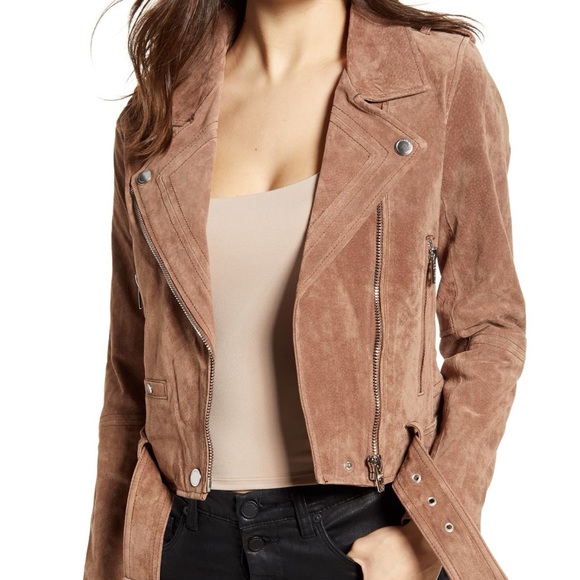 BlankNYC suede leather moto jacket xs - Picture 5 of 10